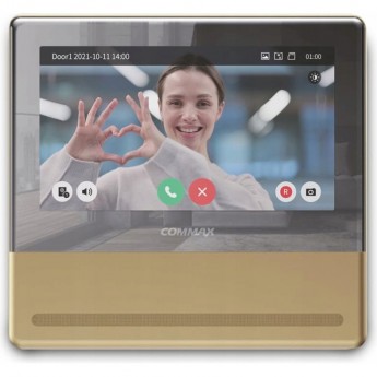 Абонентский монитор COMMAX CDV-1004QT золотой